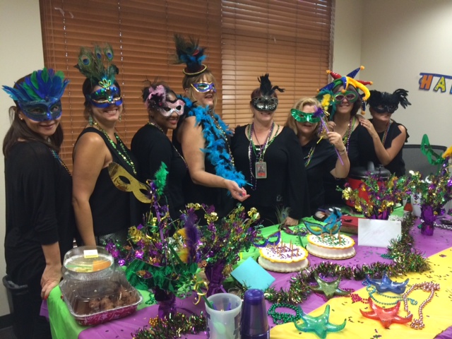 mardi gras office party ideas