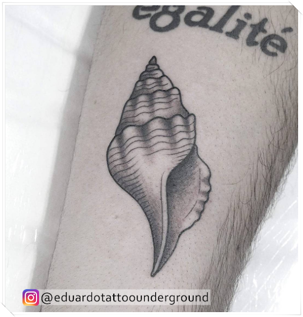 Inspirações: Tattoos com conchas - Perolando