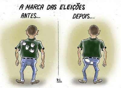 Resultado de imagem para eleições charge