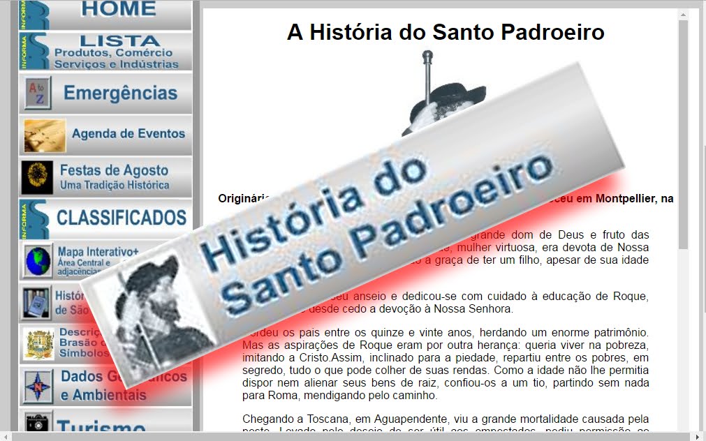 HISTÓRIA DE SÃO ROQUE