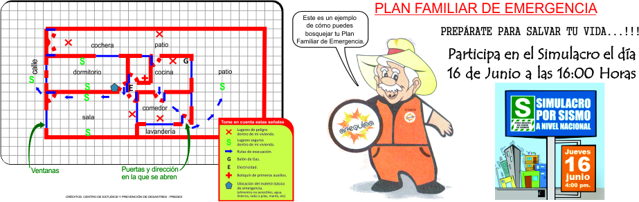 plan de emergencia familiar