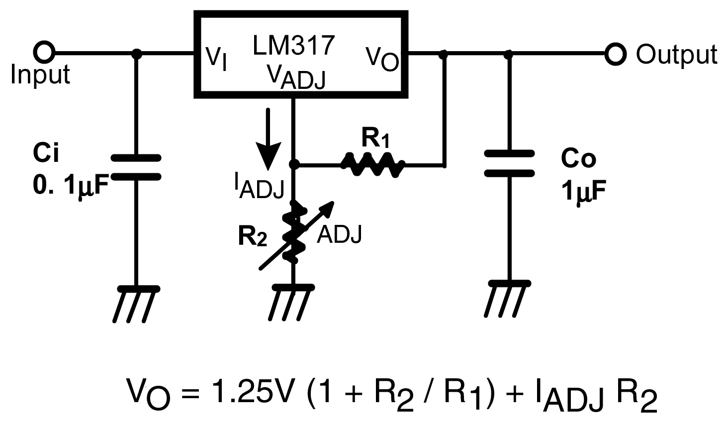 Lm317 стабилизатор напряжения Datasheet