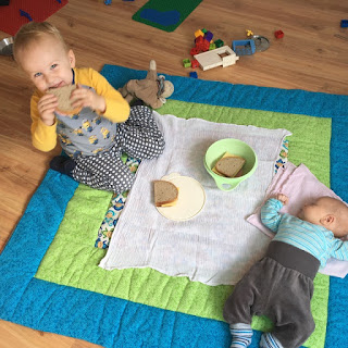 Picknick mit den Kindern