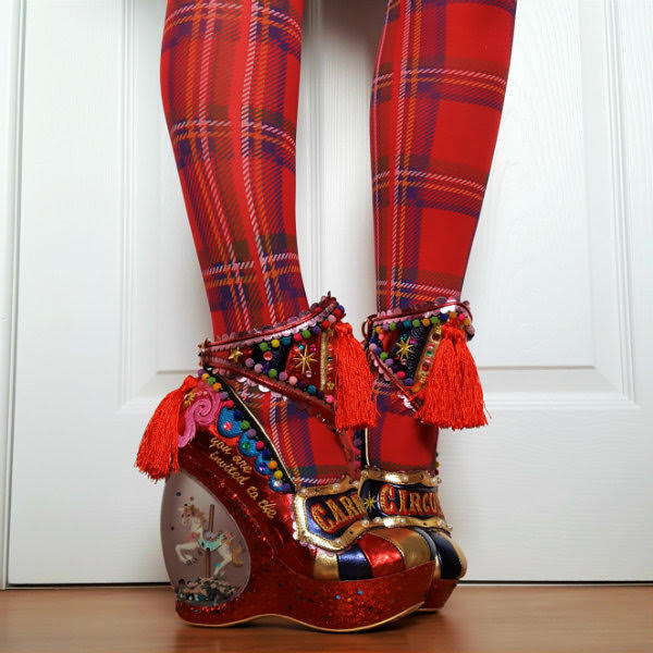 irregular choice tartan shoes