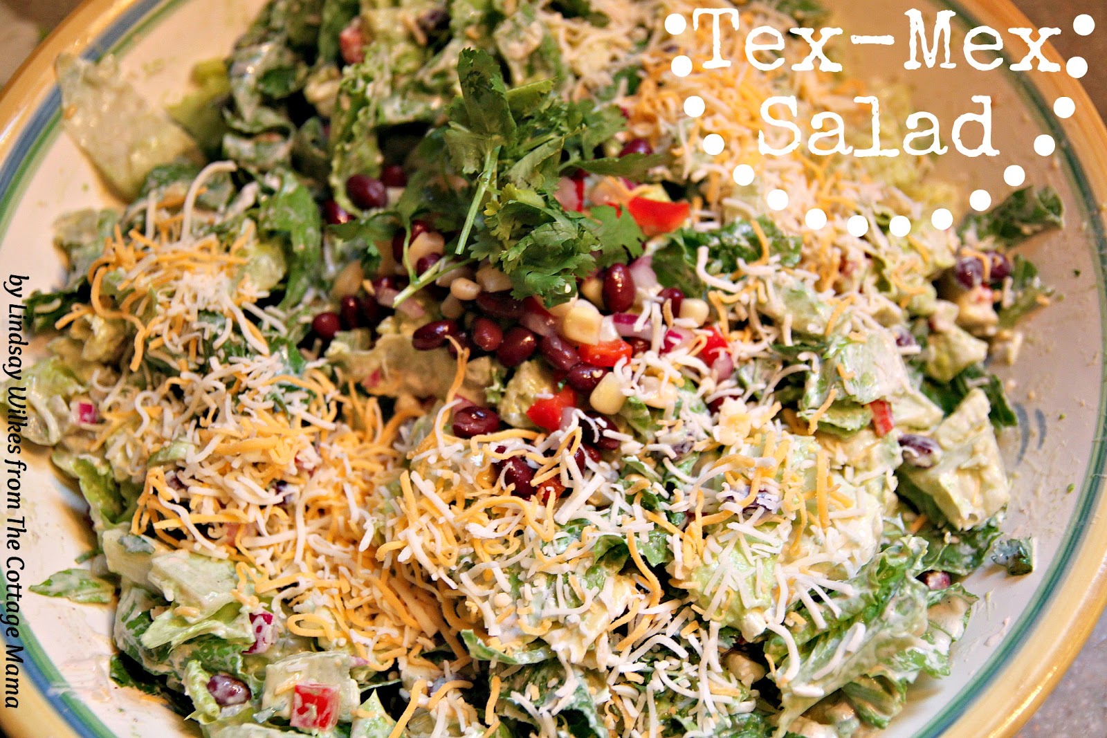 TexMex Salad Recipe The Cottage Mama