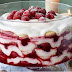 White Chocolate Raspberry Trifle #dessert #chocolate