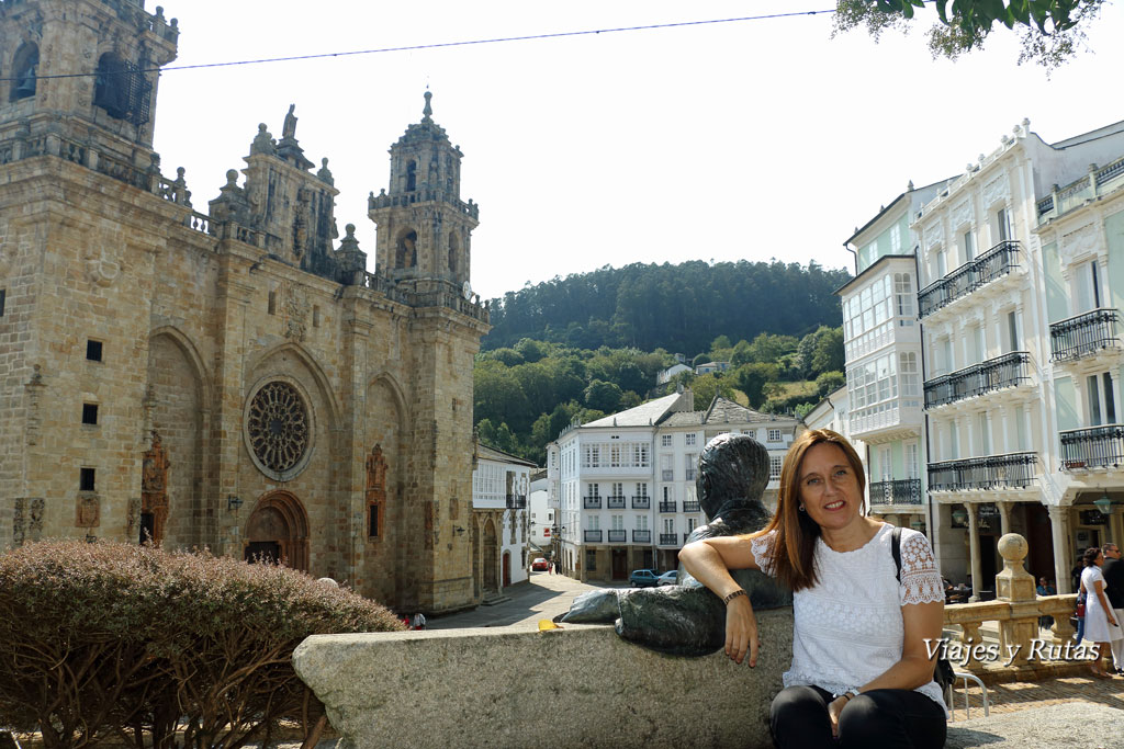 Plaza de la catedral de Mondoñedo