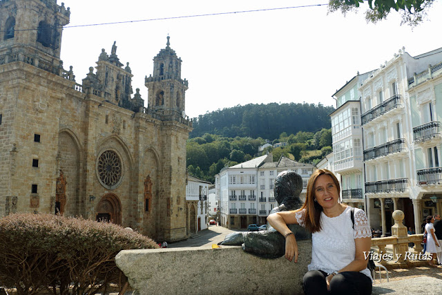 Plaza de la catedral de Mondoñedo