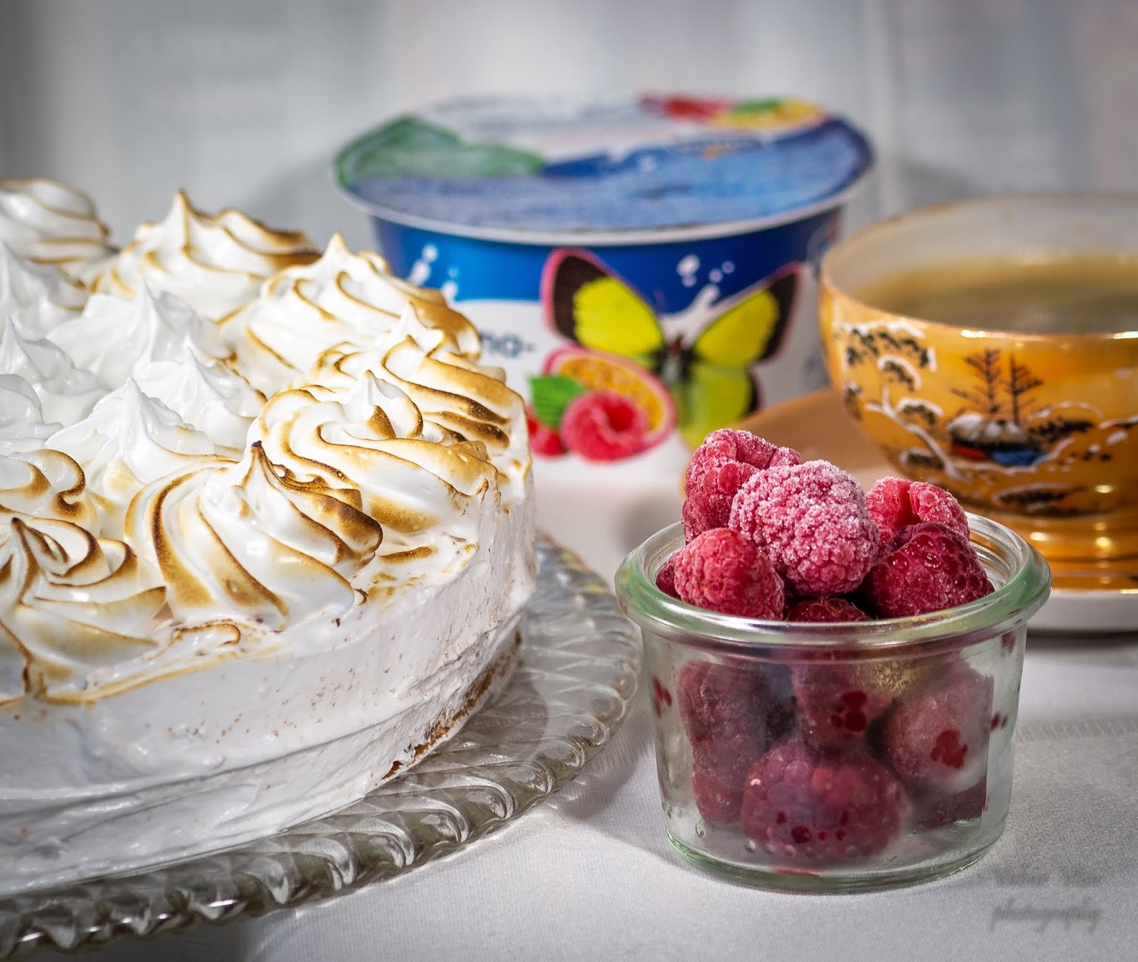 My Mum is the best Cook ever Marshmallow cake with Alma quark cream