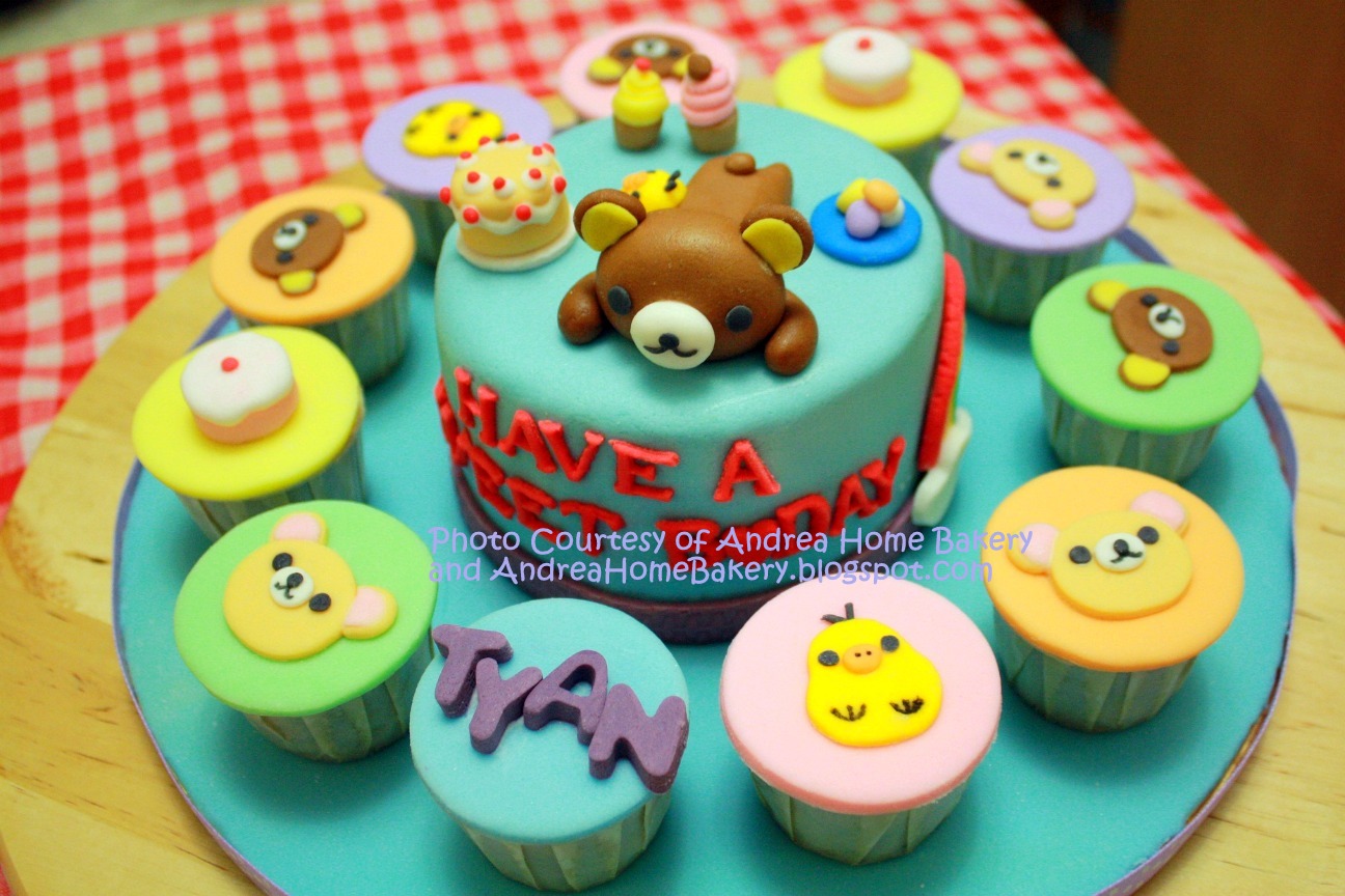 ANDREA HOME BAKERY (Mutiara Damansara) Home Baked with LOVE Rilakkuma Cake and Cupcakes