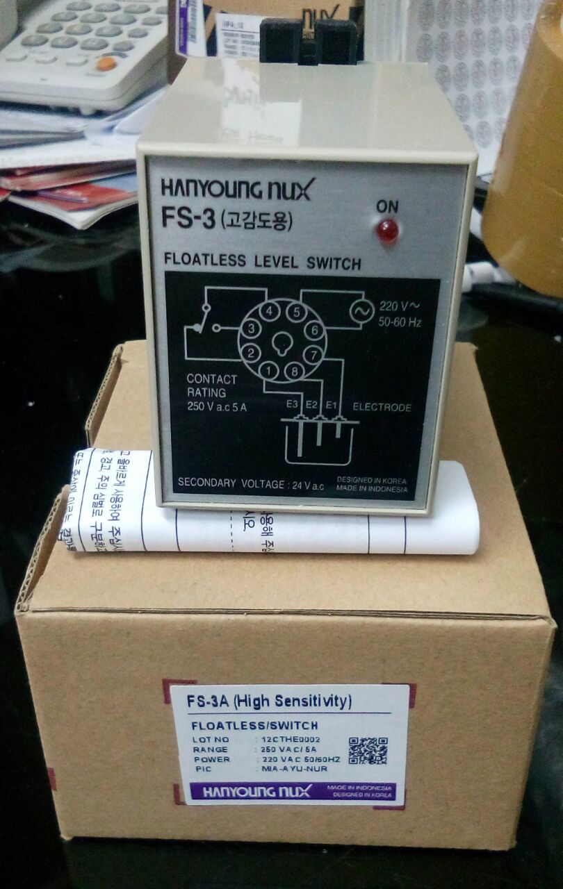 Floatless level switch HANYOUNG FS-3A - Asfaira. 