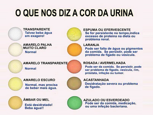 Analisando a cor da urina