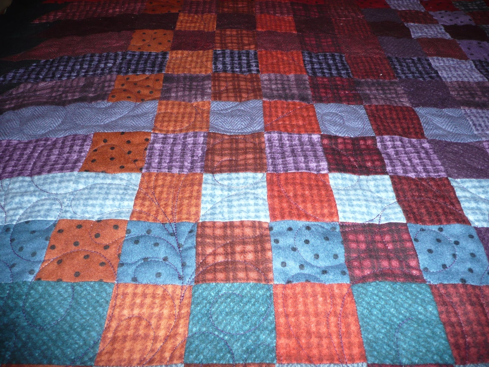 Acorn Ridge Quilting Carolyn's Over, Down and Under Quilt