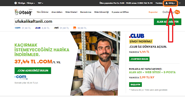 GoDaddy Anasayfası - www Olmadan Erişim Sorunu Çözümü 1 GoDaddy Anasayfası - www Olmadan Erişim Sorunu Çözümü 1