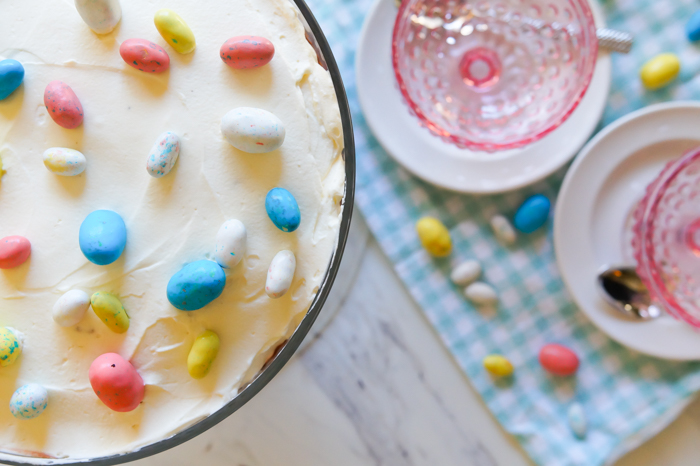 how to make an Easter trifle ♥ bakeat350.net