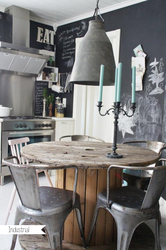 Stylizimo loves: Industrial style The best dining room decor inspirations for your industrial