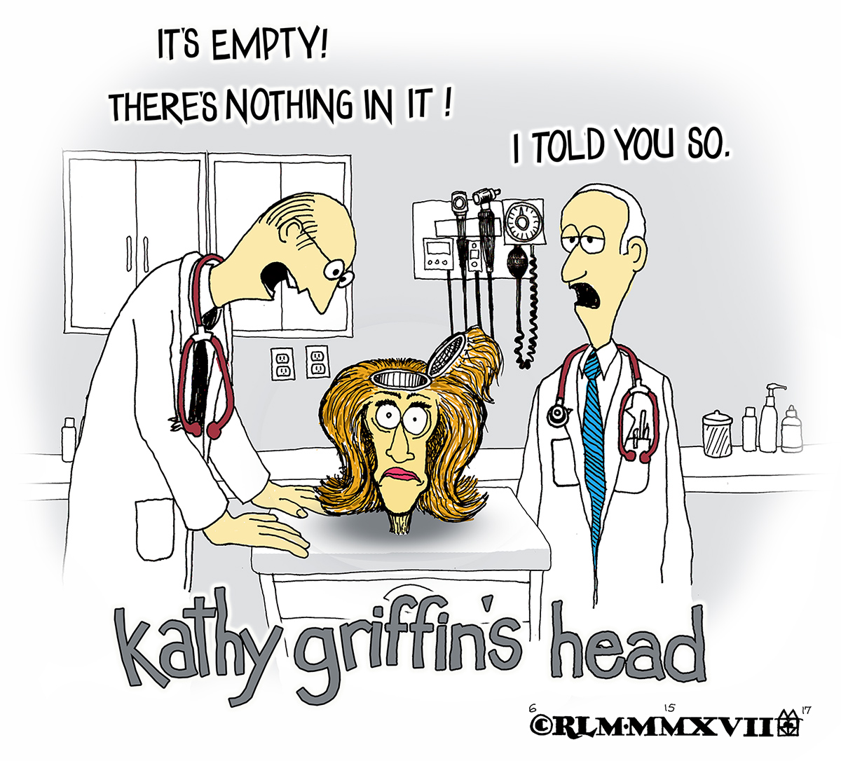 KATHY GRIFFIN'S HEAD