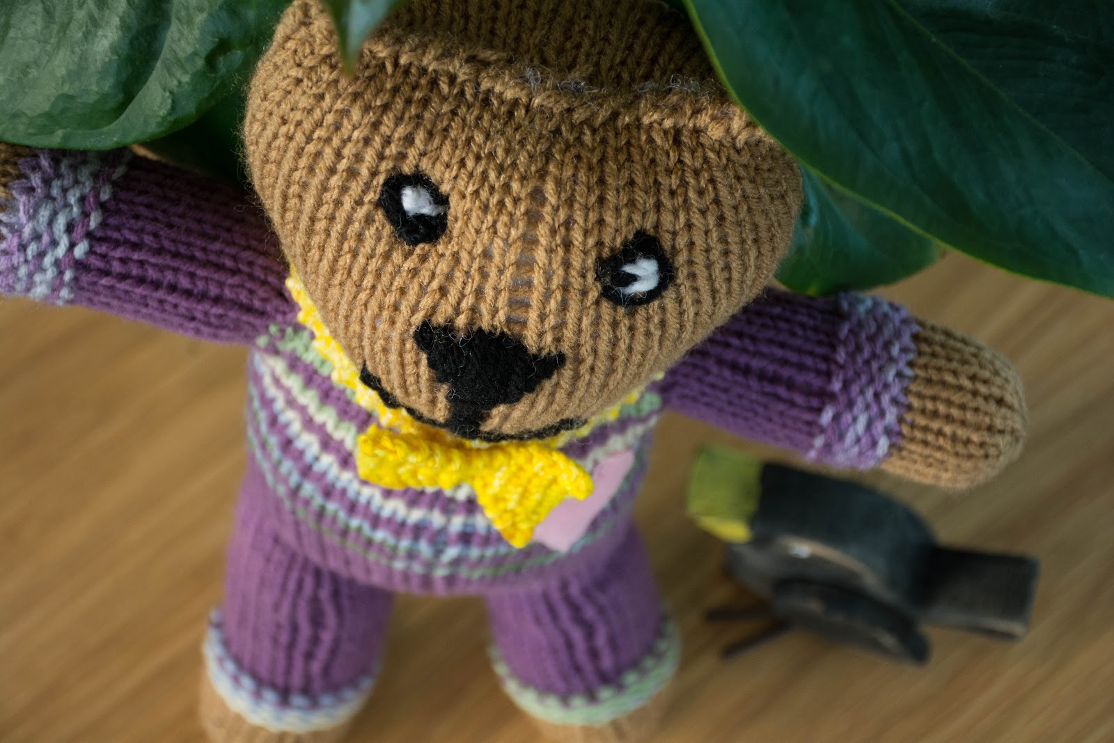 The Knitting Blog by Mr. Puffy the Dog: Mother Bear Project and Knit Bow Tie ...
