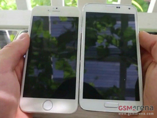 Ini Perbandingan Ukuran Apple iPhone 6 dan Samsung Galaxy S5 Ini Perbandingan Ukuran Apple iPhone 6 dan Samsung Galaxy S5