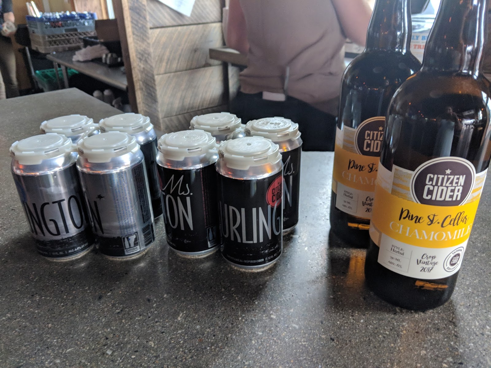 Katie Wanders Citizen Cider Burlington, Vermont