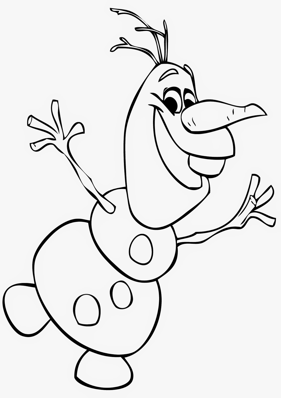 olaf frozen coloring pages free printable - photo #11