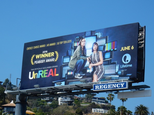 UnREAL season 2 Lifetime billboard UnREAL season 2 Lifetime billboard