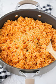 This easy and delicious Mexican rice recipe is the perfect side dish for tacos, enchiladas, or burritos!