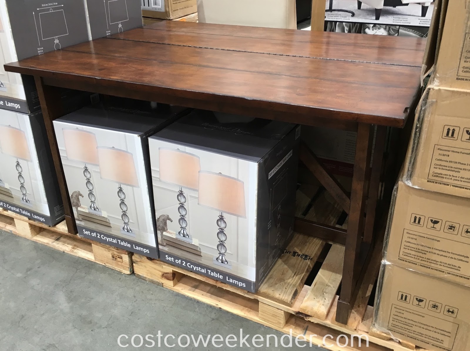 Klaussner Home Furnishings Multifunctional Table Costco Weekender