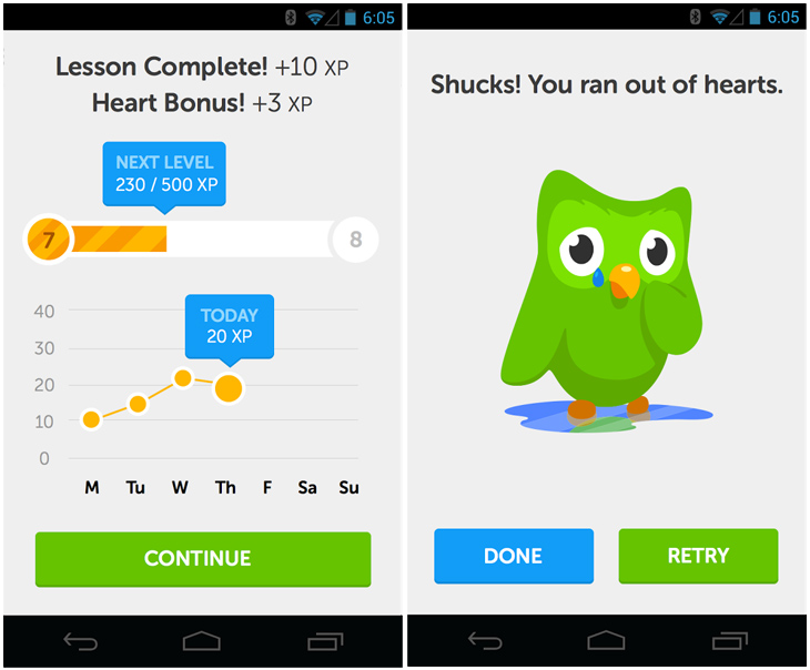 تطبيق Duolingo لتعلم الانجليزية واللغات الأجنبية مجانا للاندرويد