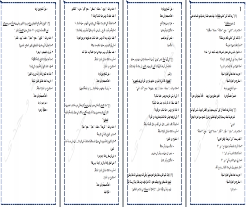 مراجعة القراءة للصف الأول الإعدادى الترم الثانى فى اربع ورقات 520