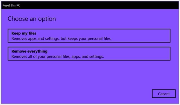 How to Format Computer and Reset Windows 10 using CD or Recovery