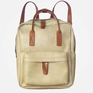 MARFIL/SUELA Mochila Doble Asa Bolsillo Frontal | Mod. 5095