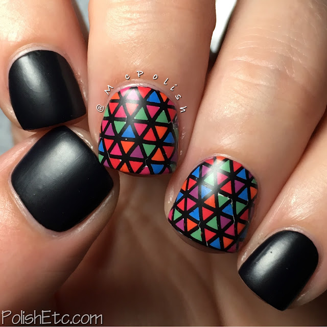 Geometric Nails for the #31DC2016Weekly with Zoya Sunsets Collection - McPolish