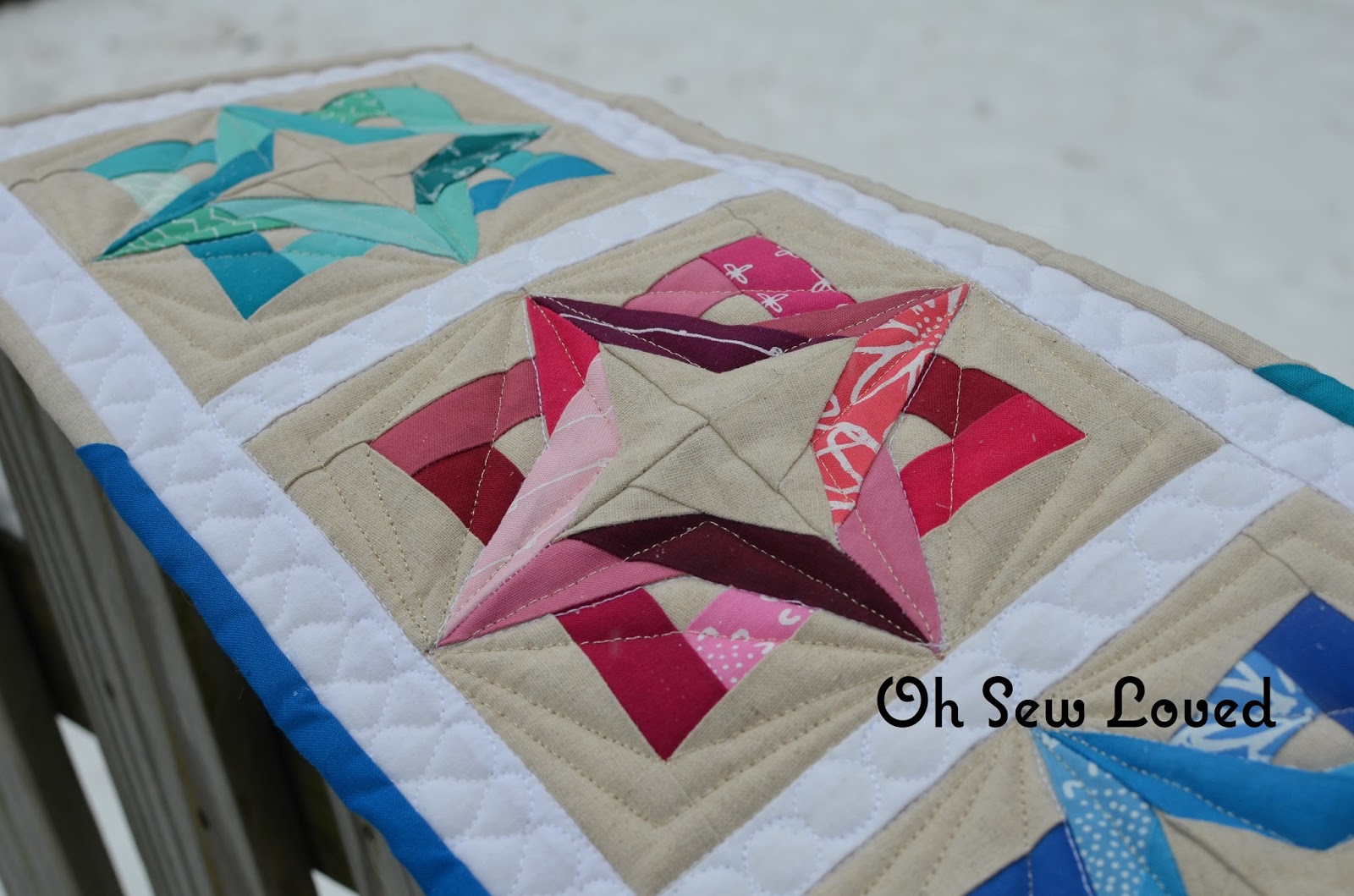Oh Sew Loved Skinny Mini Quilt Swap Quilt!