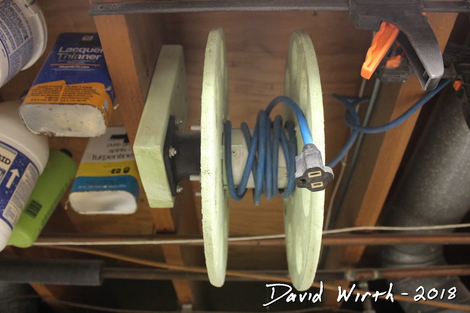 Extension Cord Reel Easy Build Plans