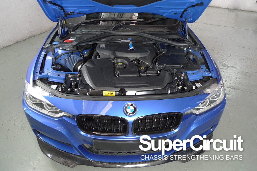 SUPERCIRCUIT CHASSIS STRENGTHENING BARS BMW F30 330e Plugin Hybrid