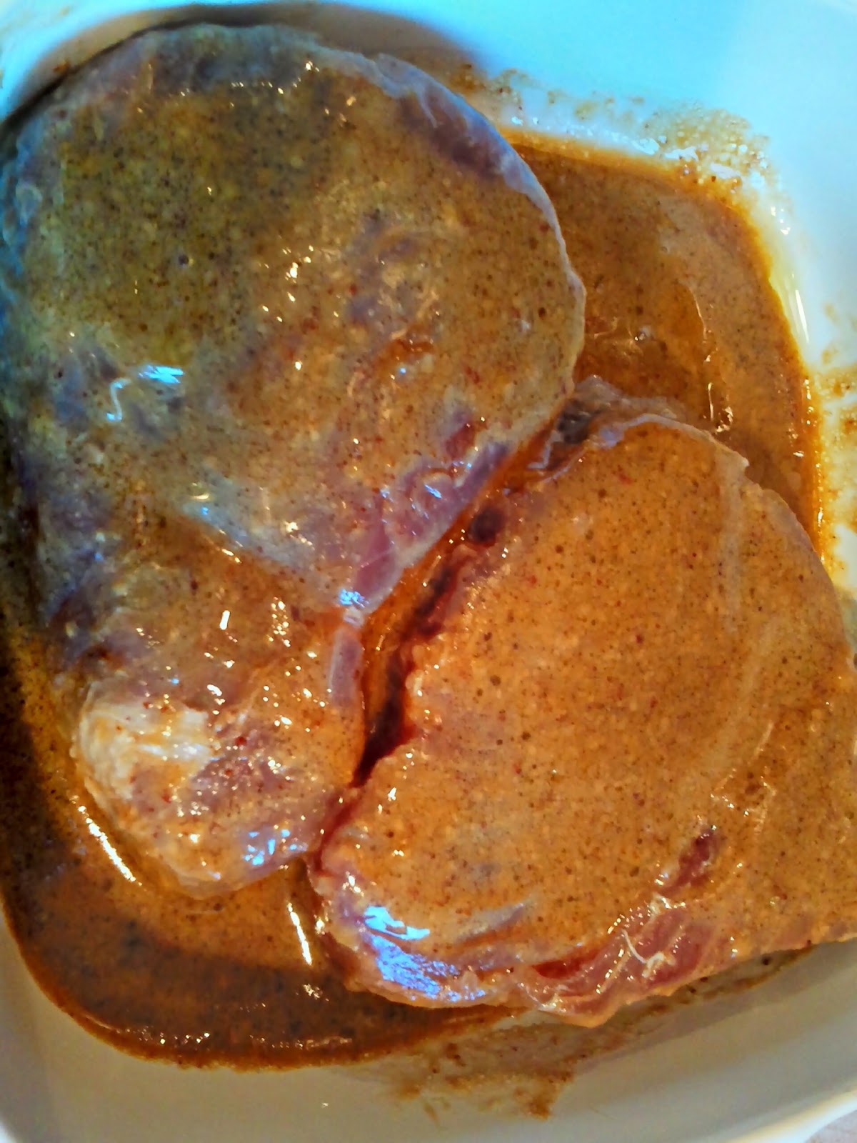 so little thyme. Grilled Tuna With Honey Mustard