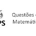 Questões de Matemática da FPS 2018 com Gabarito