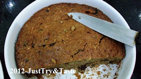 Resep Cake Zukini (Zucchini) dengan Kacang Tanah Cincang, Chocolate Chips dan Kismis