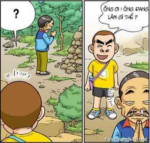 Tranh vui hài: Linh thiêng dễ sợ Tranh vui hài: Linh thiêng dễ sợ
