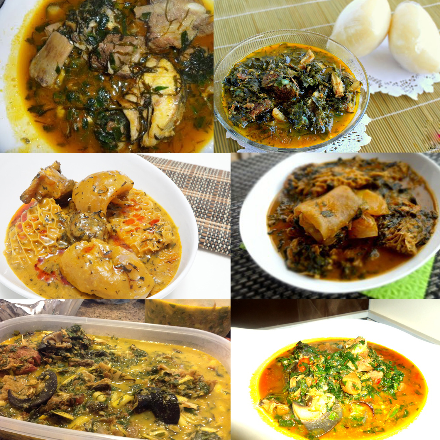 ALL AFRICAN DISHES SOUP RECIPES (OFE OWERRI)