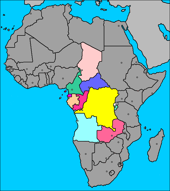Map Of Central Africa 73