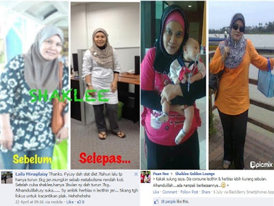 Image result for testimoni set kurus shaklee