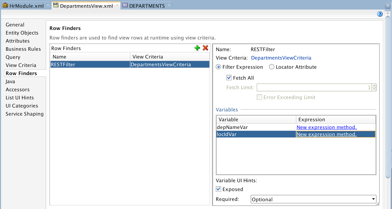 Andrej baranovskij blog sql bind variable support in adf bc rest