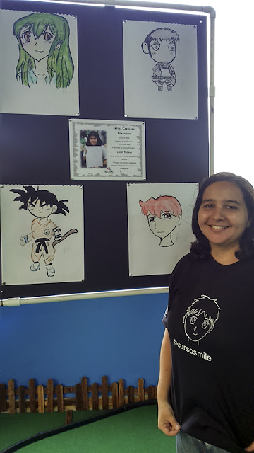 Exposición del curso de manga 