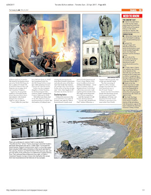 Ireland's storied coast Pg. 59 Toronto Sun. Photograph by Janie Robinson, Travel Writer