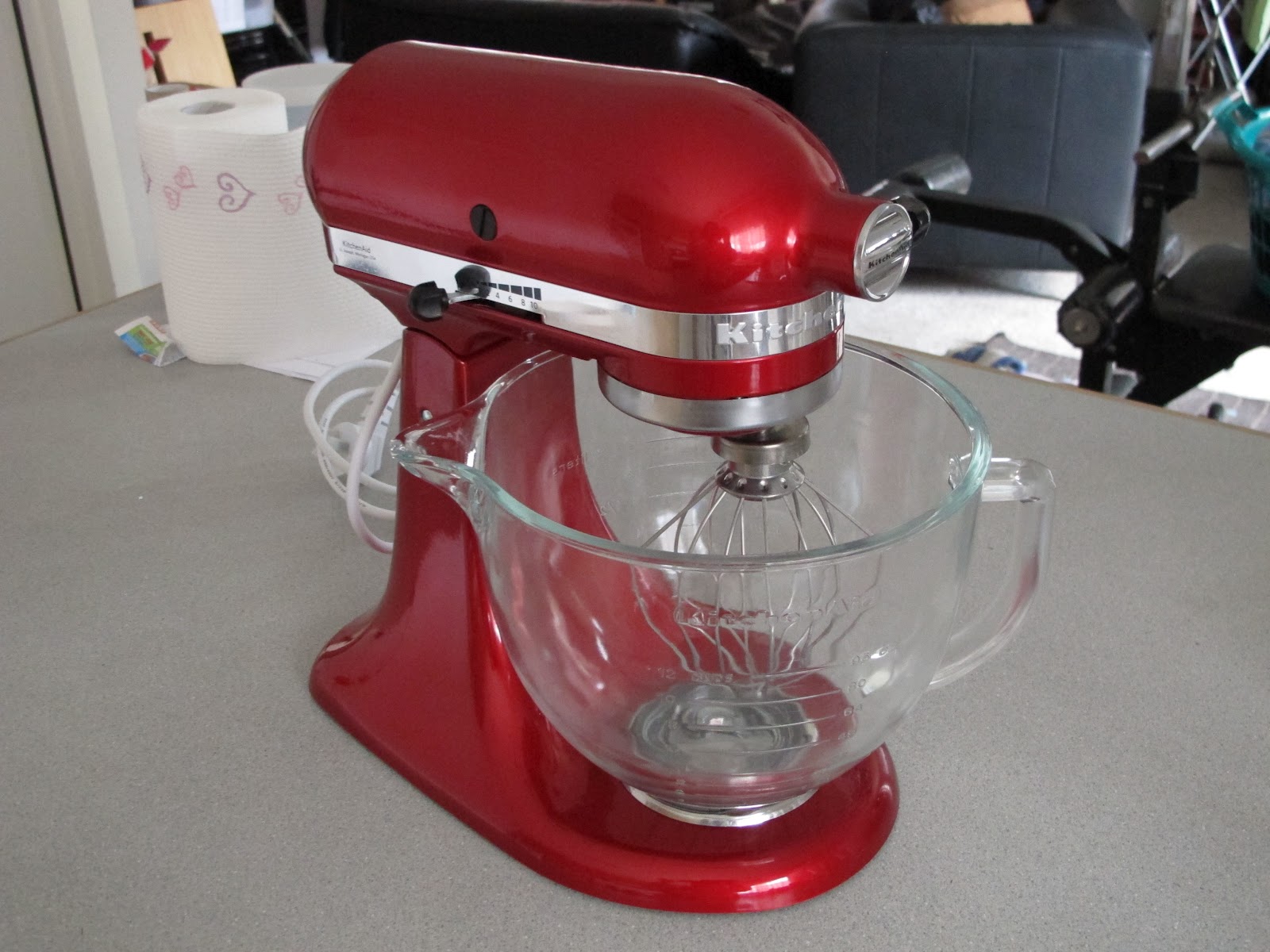 jojo's crafty love Candy Apple Red Kitchenaid Platinum Collection