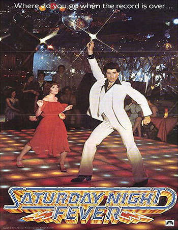 Poster Of Saturday Night Fever 1977 Dual Audio 350MB BRRip 480p ESubs Free Download Watch Online downloadhub.in