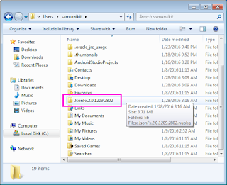 NuGET download  JsonFx package using CMD - tutorial screenshot 6