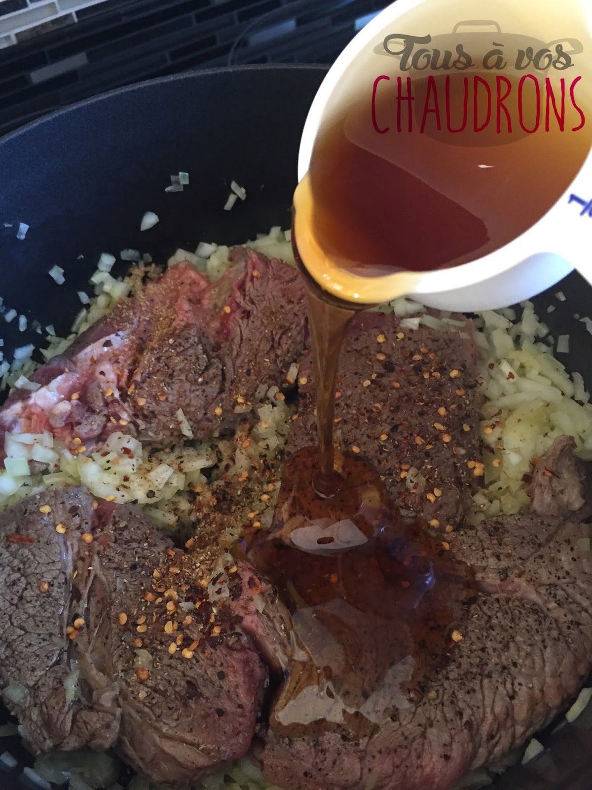 Boeuf braisé au tamari et au sirop d'érable Tous à vos chaudrons